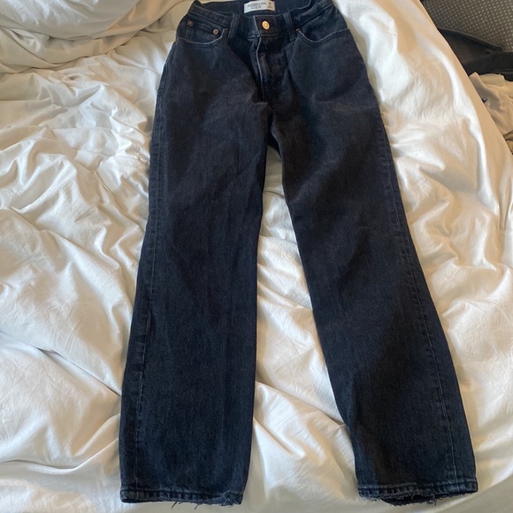 Abercrombie 90s Straight Leg Curve Love - Picture 3 of 3